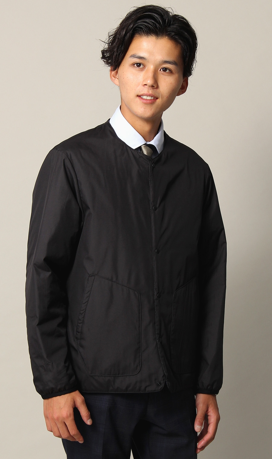 スタイリッシュフードコート《3WAY》《CONTROLα》 ブラック S