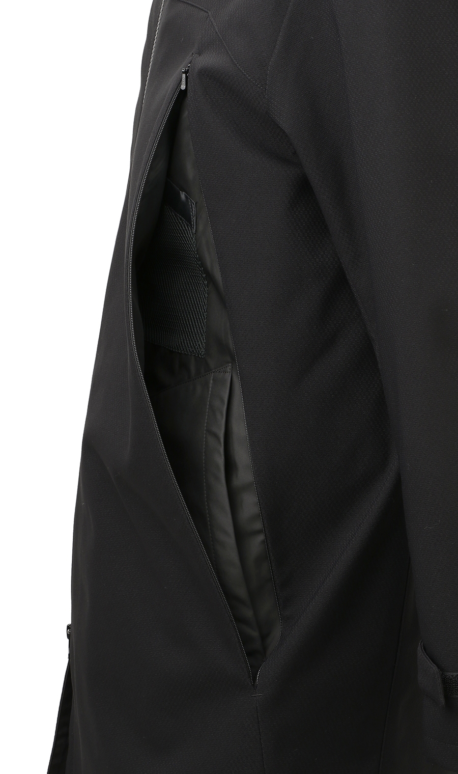 スタイリッシュフードコート《3WAY》《CONTROLα》 ブラック S