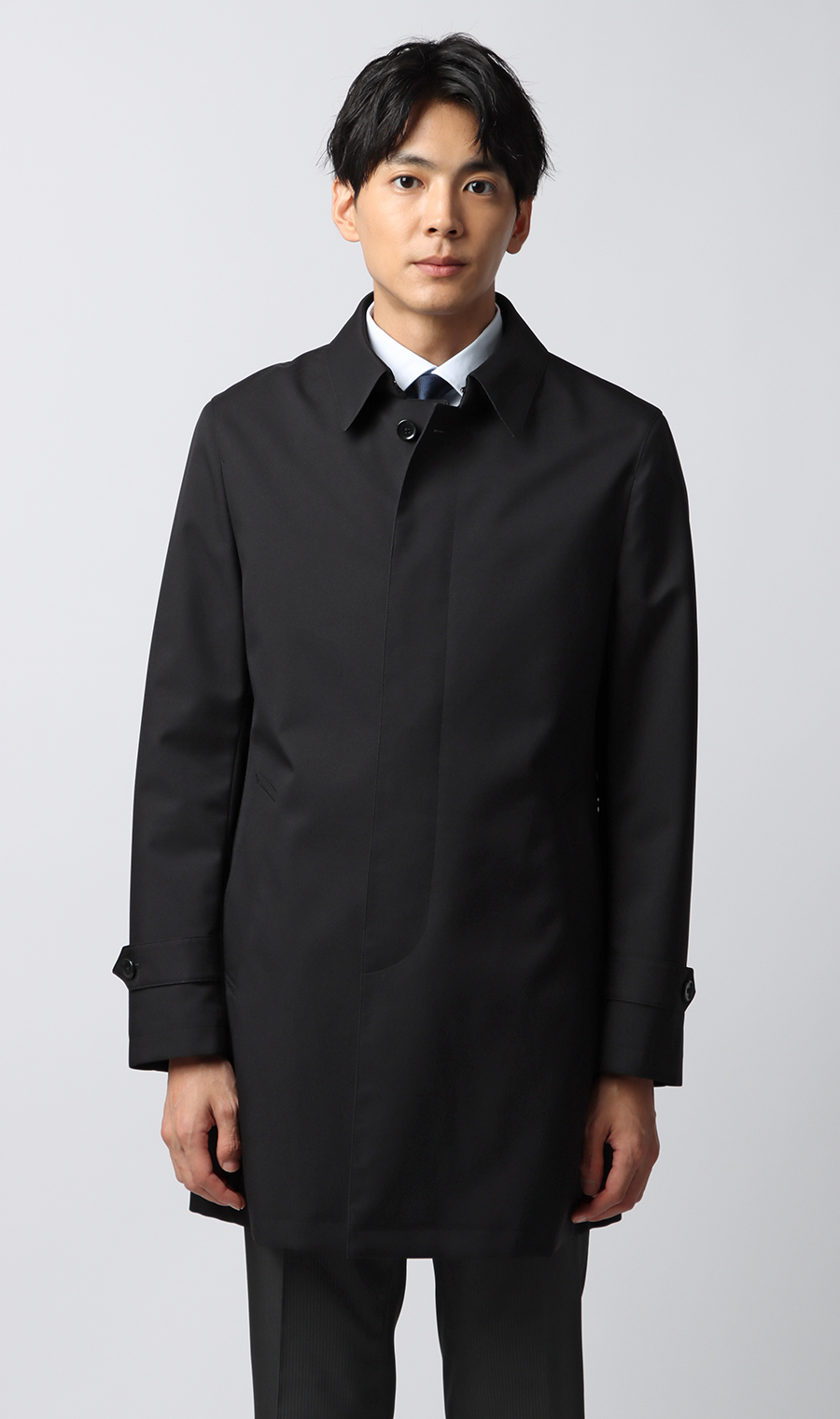 ステンカラーコート【スタイリッシュ】 (251401-91) | A | 紳士