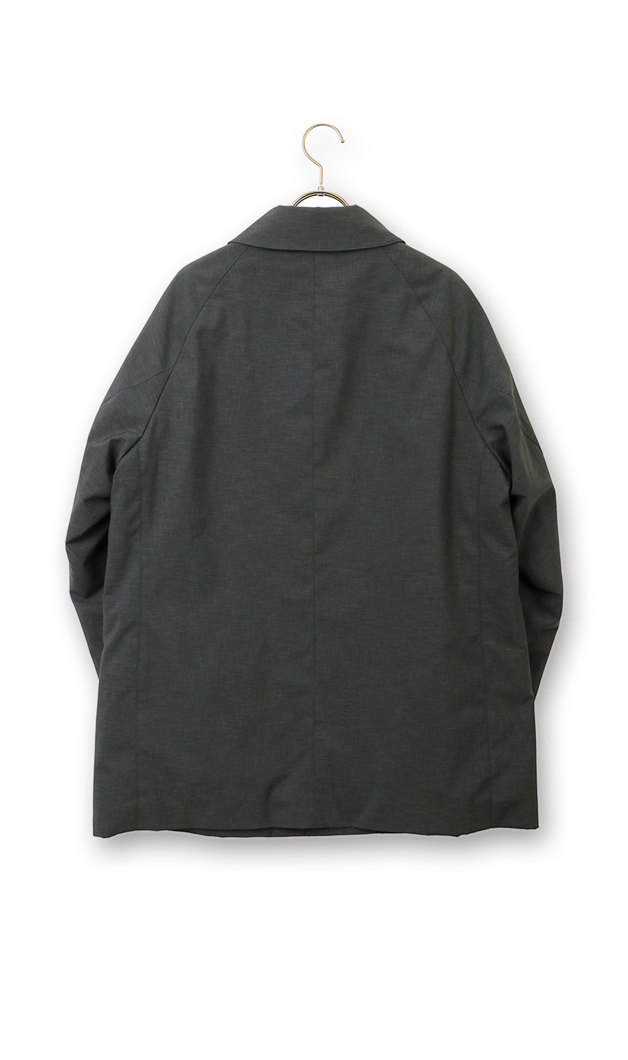 ステンカラースタイリッシュコート【AIR FLAKE】【＃すごコート】 チャコール S