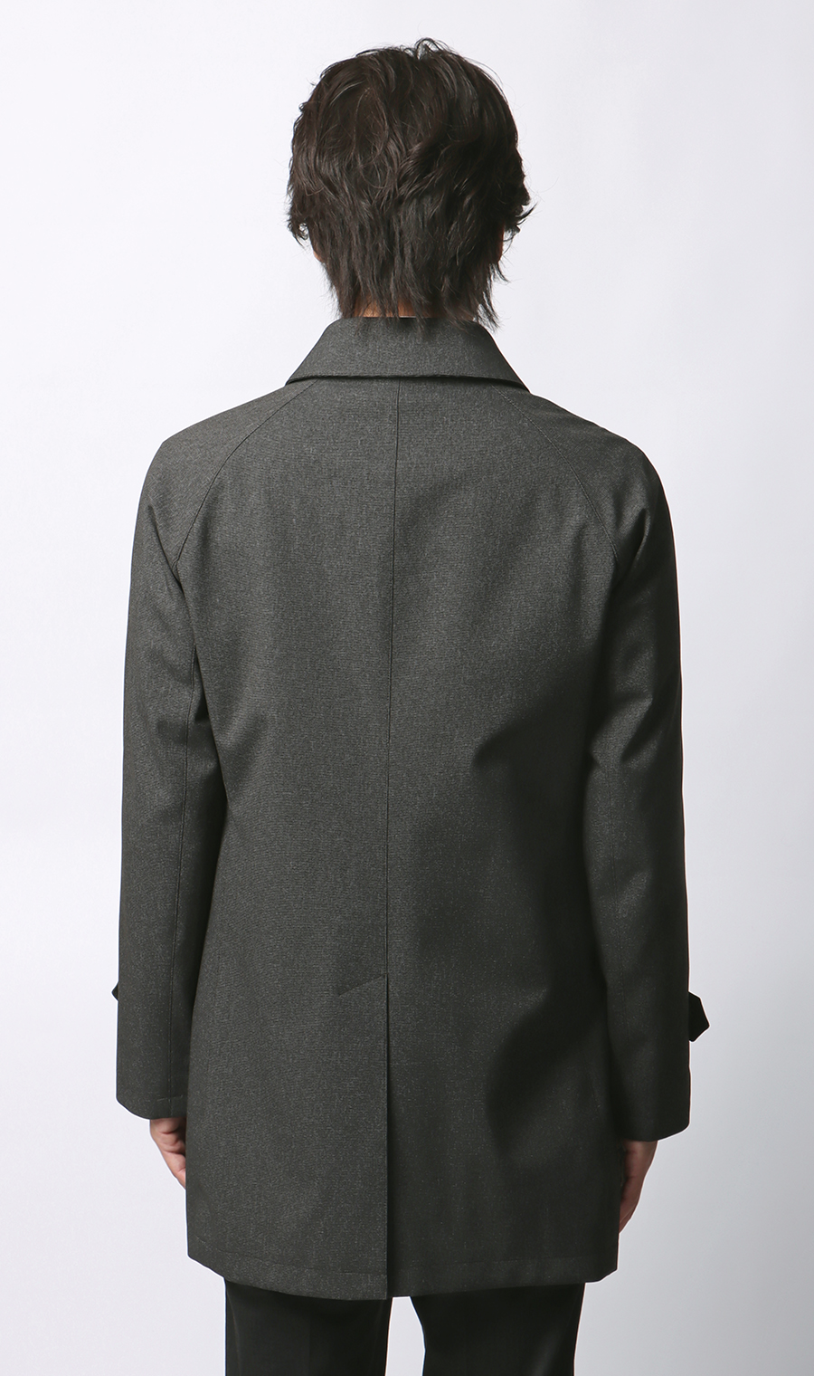 ステンカラースタイリッシュコート【CONTROLα】 グレー S