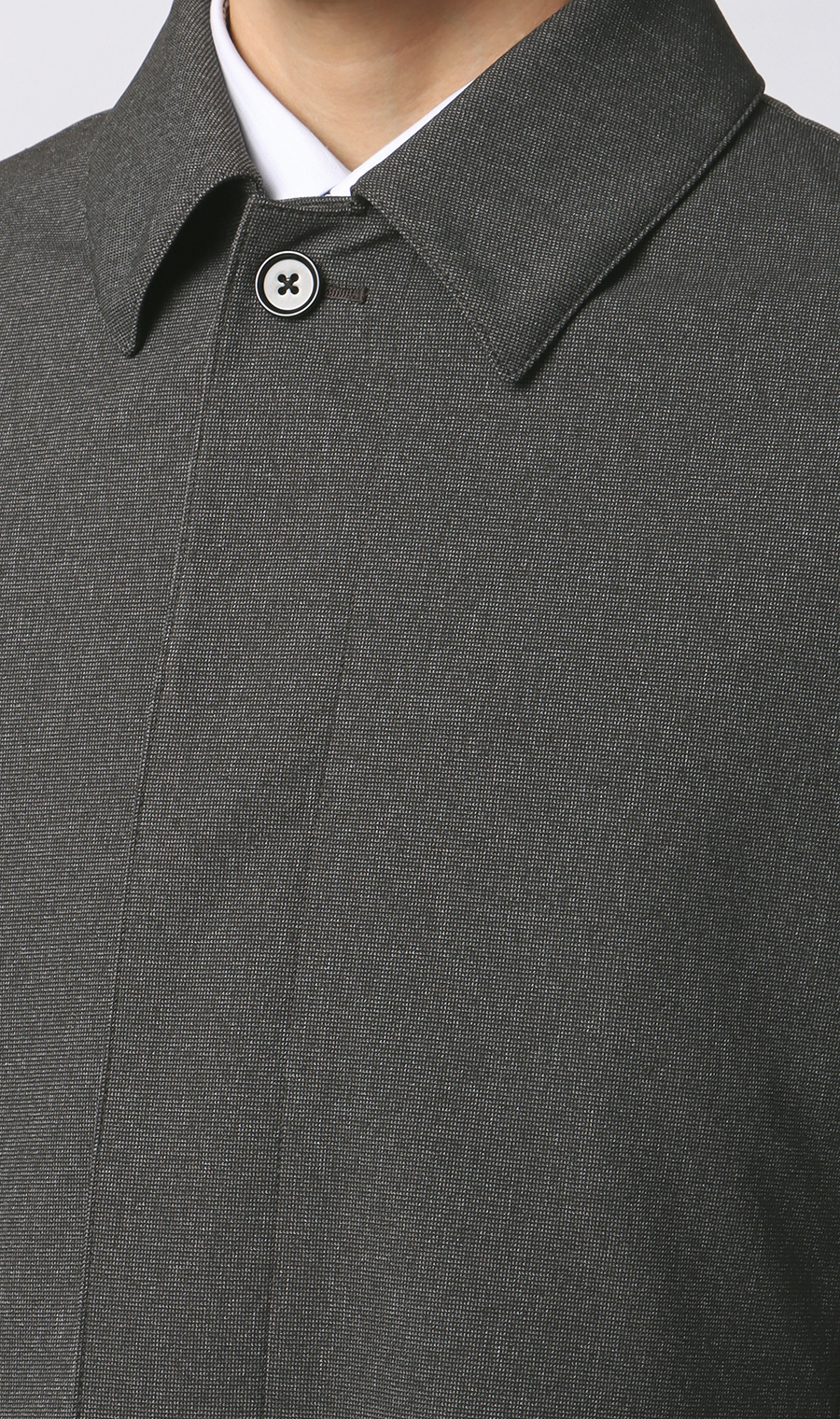 ステンカラースタイリッシュコート【CONTROLα】 グレー S