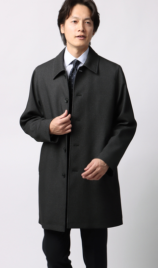 ステンカラーコート【撥水加工】