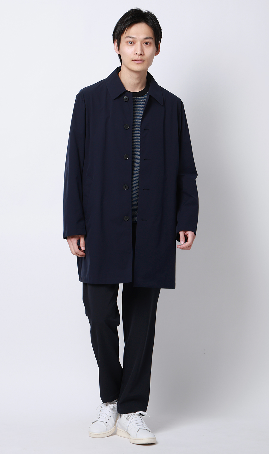 春季大衣 【绝对防水】 【#SUGO大衣】 藏青色S