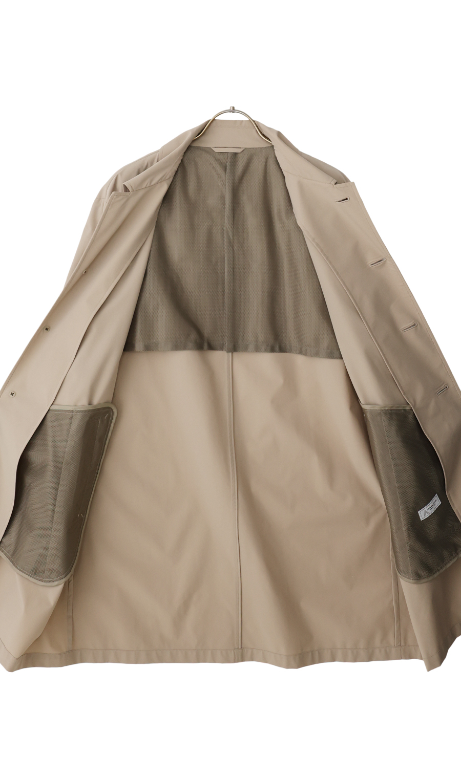 スプリングコート【ダントツ撥水】【＃すごコート】 ベージュ S