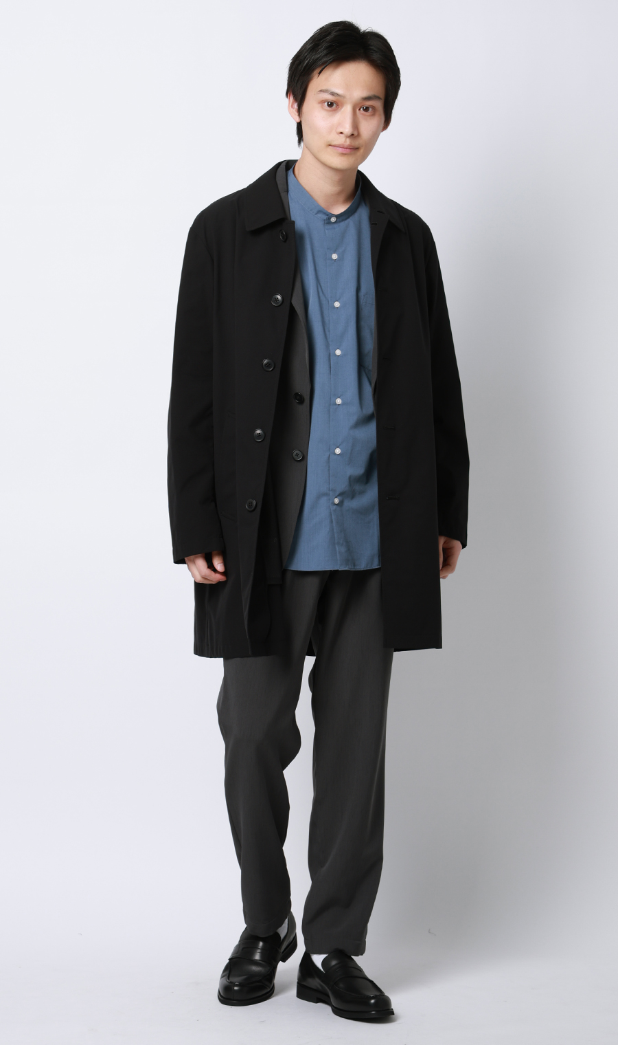 Spring Coat [Super Water-Repellent] [#AmazingCoat] Black S