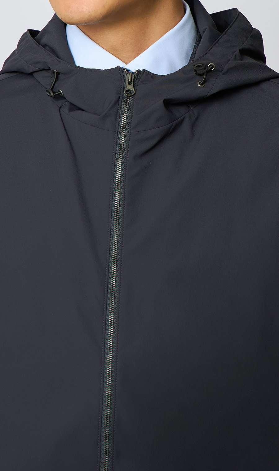 大容量ポケットパッカブルアウター【ポケッタブル】【＃すご】 グレー S