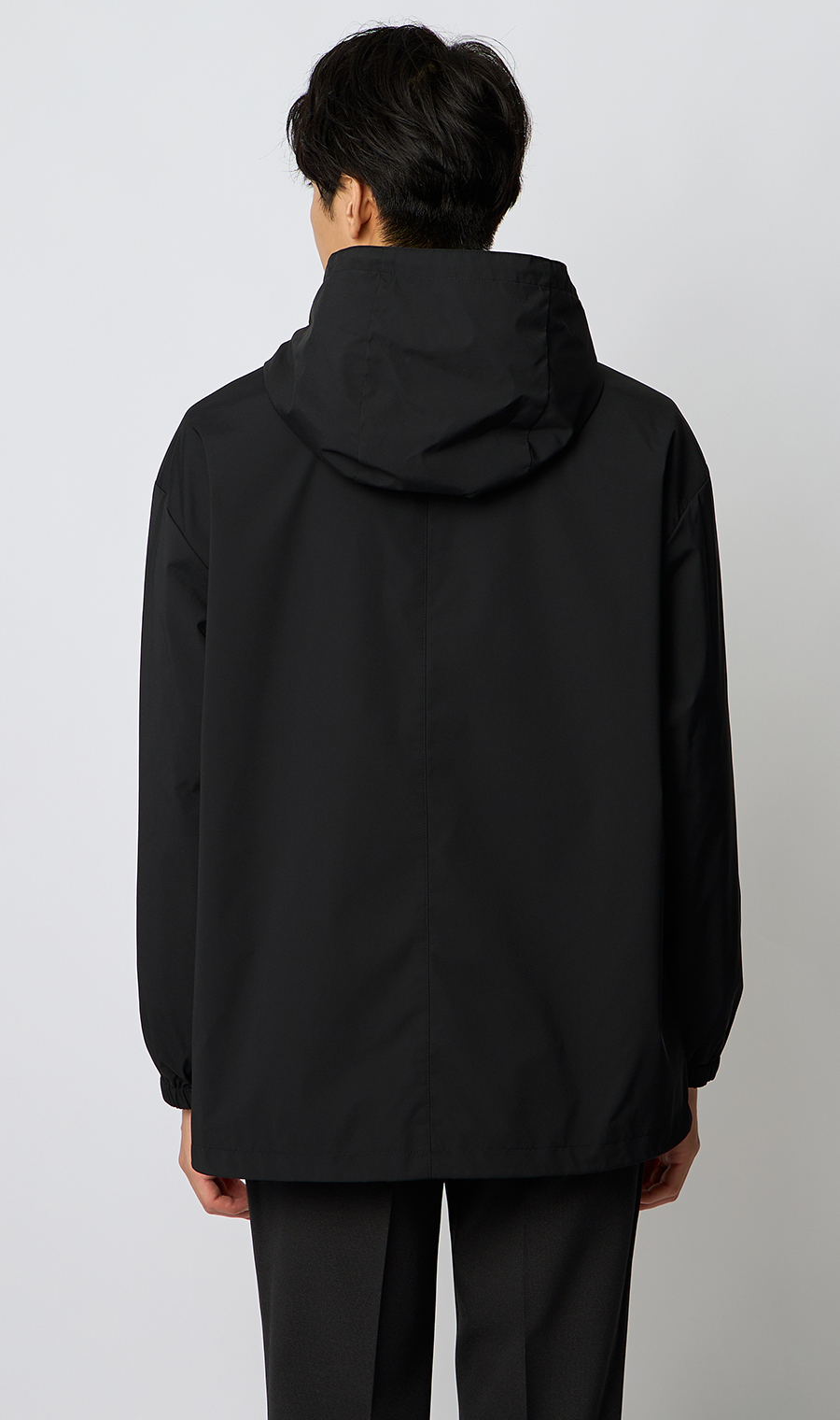 大容量ポケットパッカブルアウター【ポケッタブル】【＃すご】 ブラック S