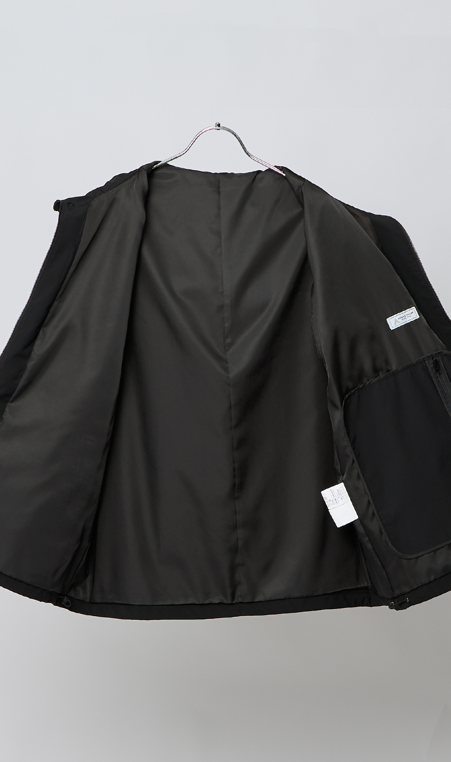 大容量ポケットパッカブルアウター【ポケッタブル】【＃すご】 ブラック S