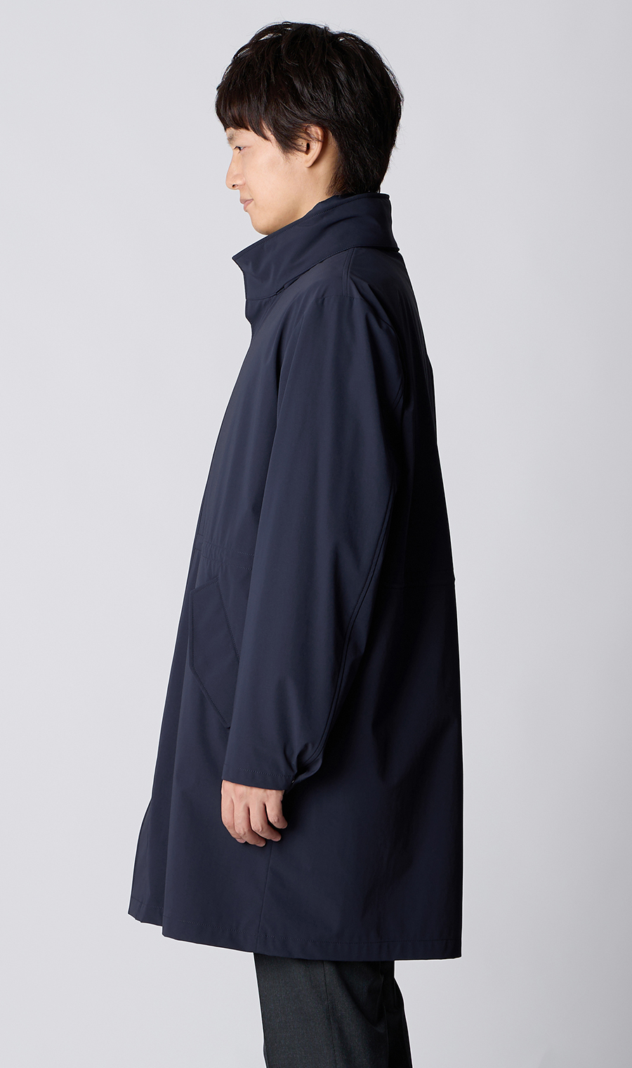 立领大衣 【THERMO ARENA】 【#SUGO大衣】 【3WAY】 藏青色S