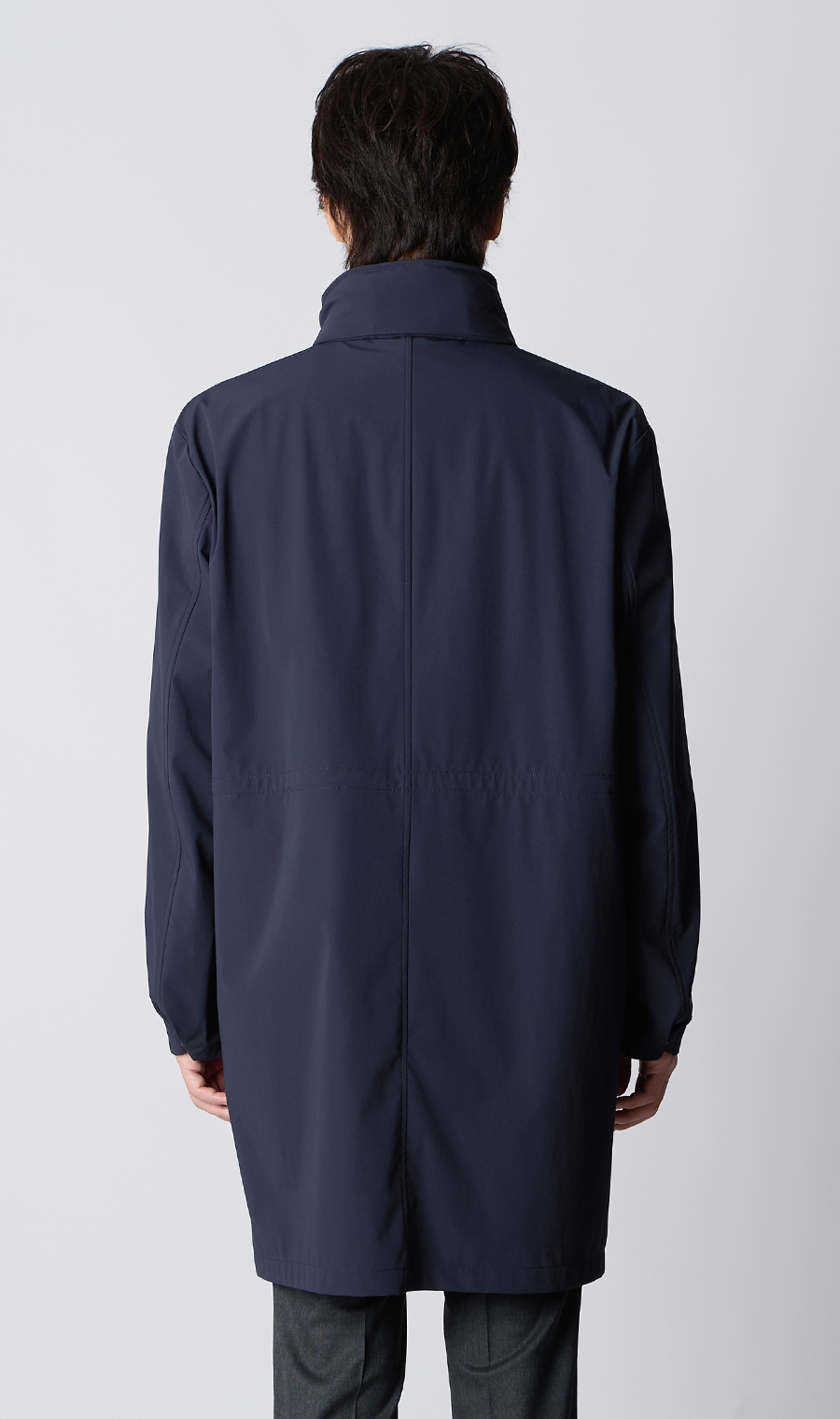 立领大衣 【THERMO ARENA】 【#SUGO大衣】 【3WAY】 藏青色S