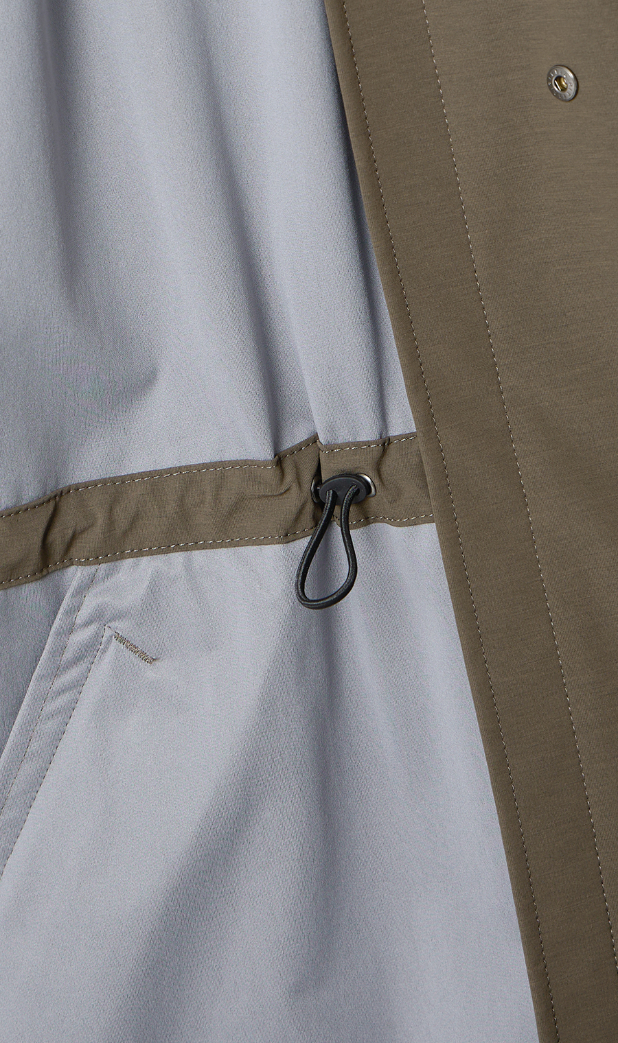 スタンドカラーコート【THERMO ARENA】【＃すごコート】【3WAY】 ブラウン S