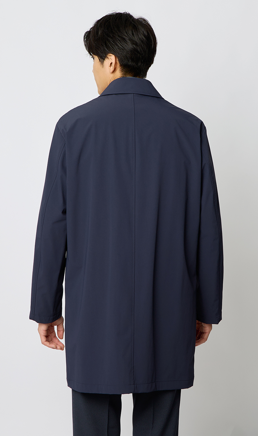 ステンカラーコート【THERMO ARENA】【＃すごコート】【3WAY】 ネイビー S