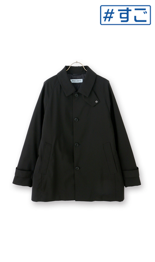 ステンカラーコート【AIR FLAKE】【#すごコート】
