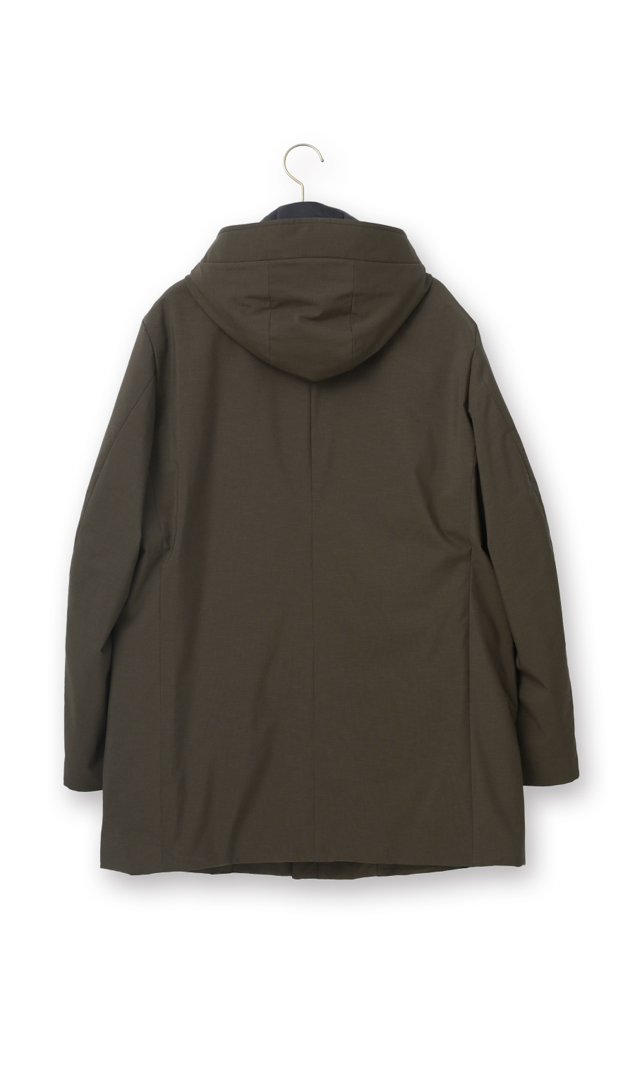 フーデッドコート【AIR FLAKE】【#すごコート】 ブラウン M