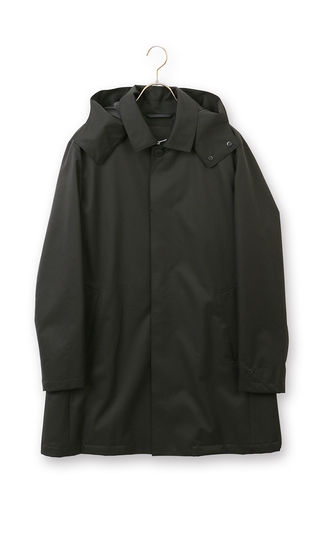 フード付き　チャコールケープ　2セット フード付きステンカラーコート【BREATH THERMO】 (E2JEC570-11