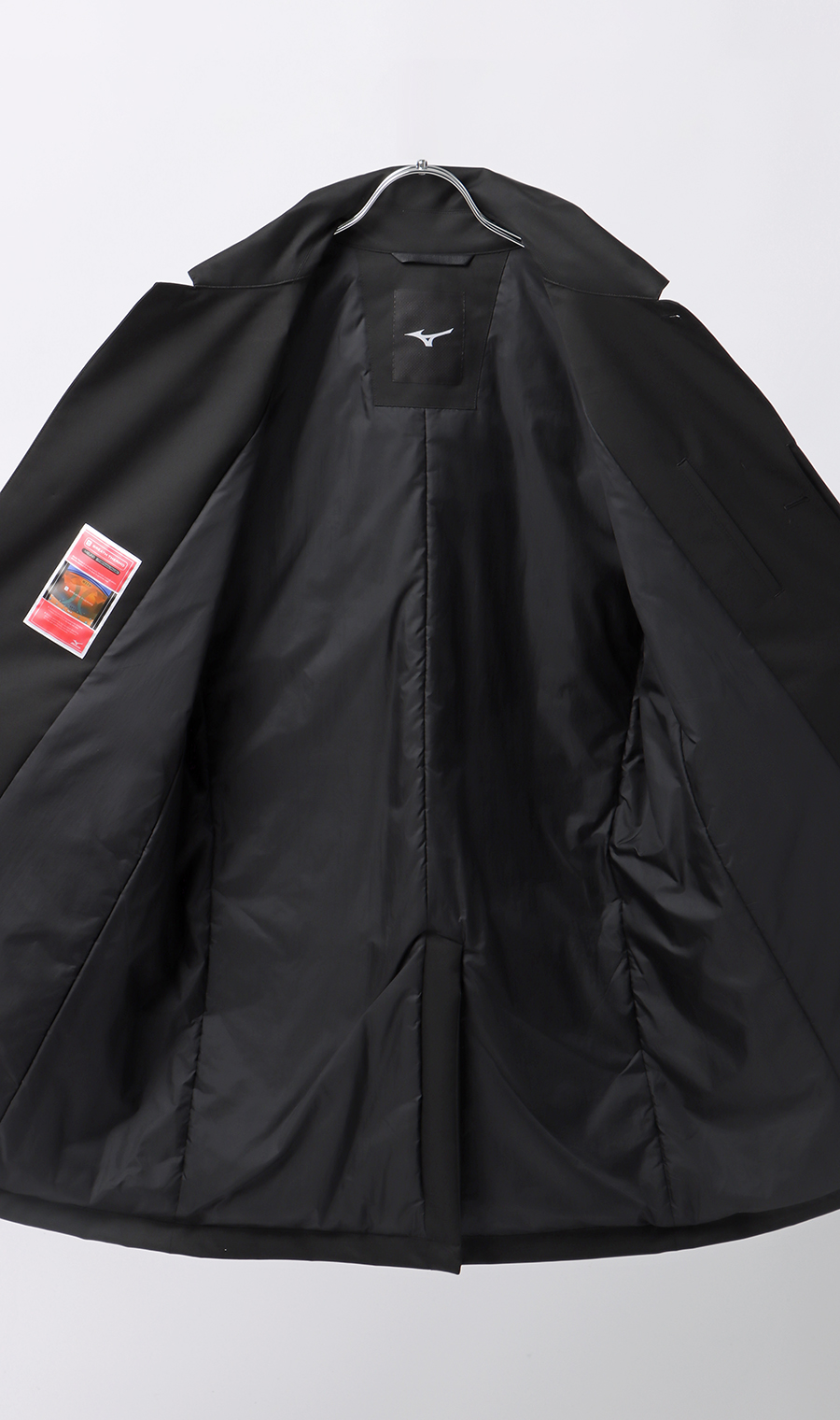 フード付きステンカラーコート【BREATH THERMO】 ブラック S