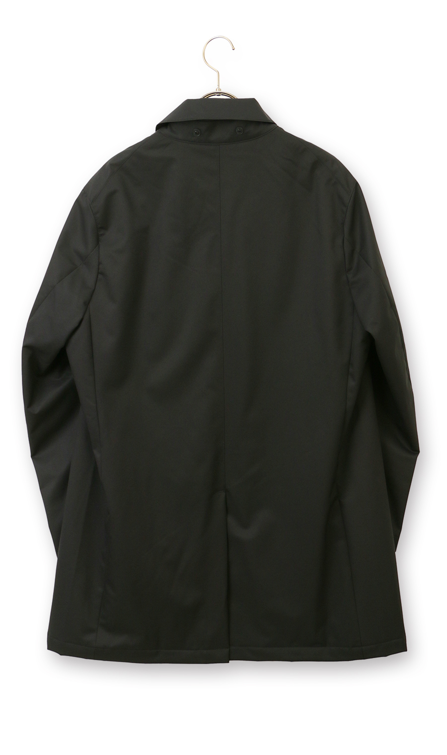 フード付きステンカラーコート【BREATH THERMO】 ブラック S