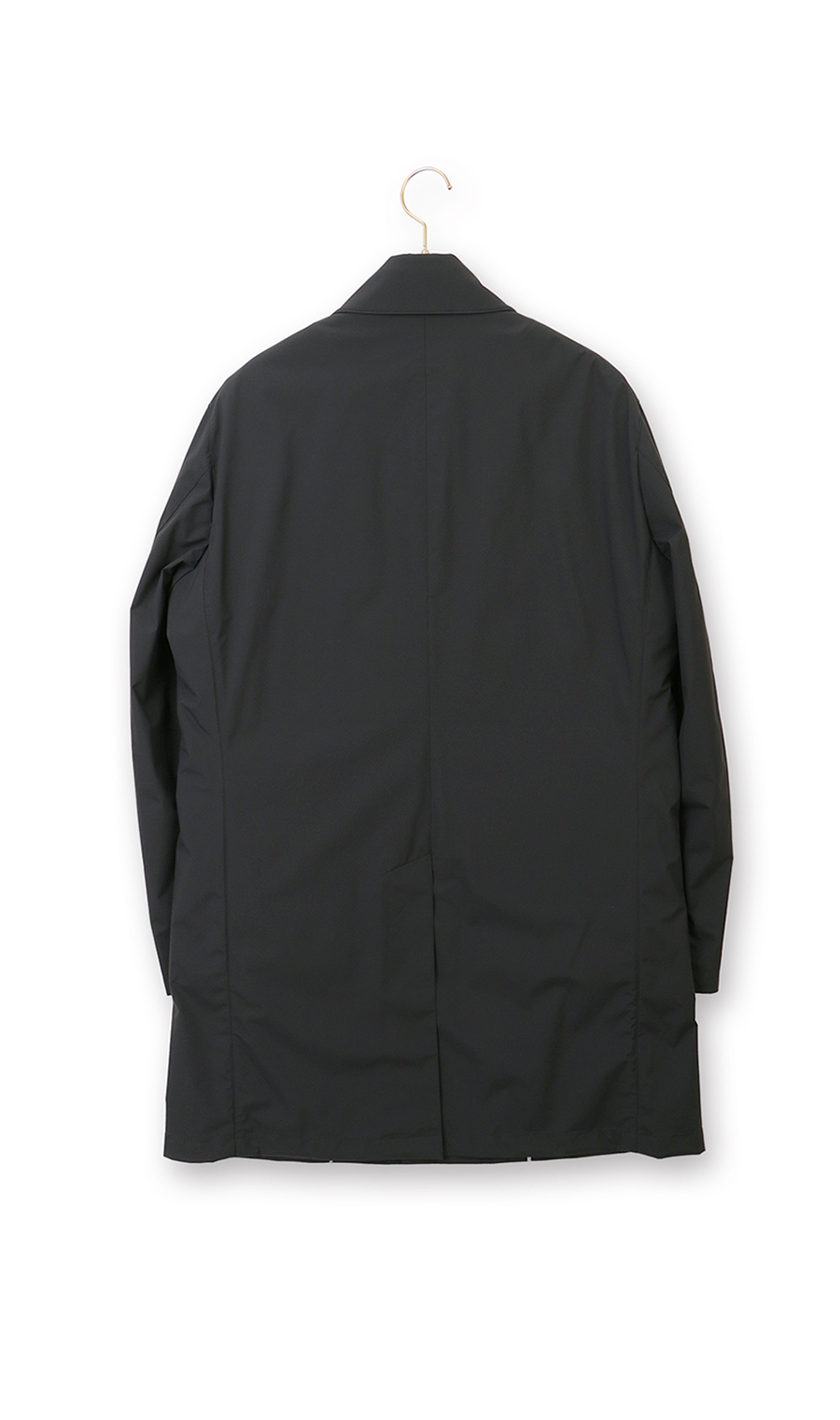 ダウンライナー付きステンカラーコート【軽量】 ブラック S