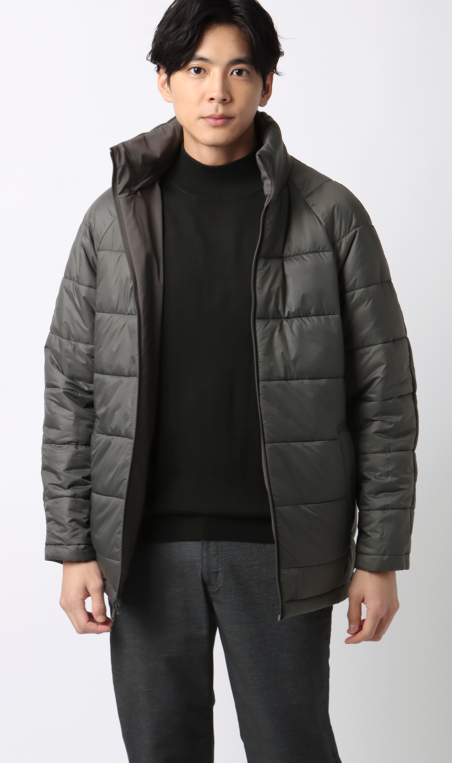 ゼロプレッシャーコート【リバーシブル】 グレー SS