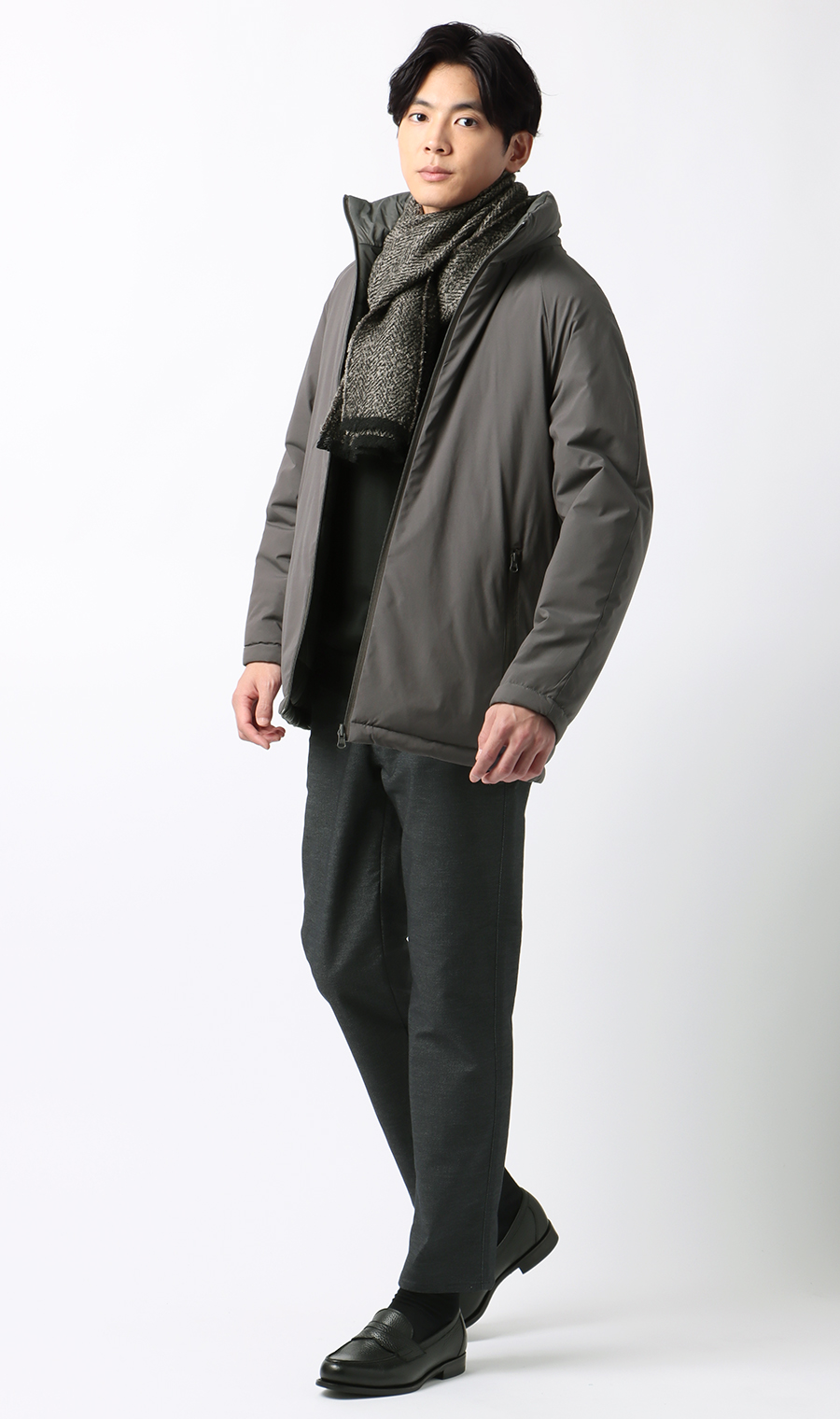 ゼロプレッシャーコート【リバーシブル】 グレー SS