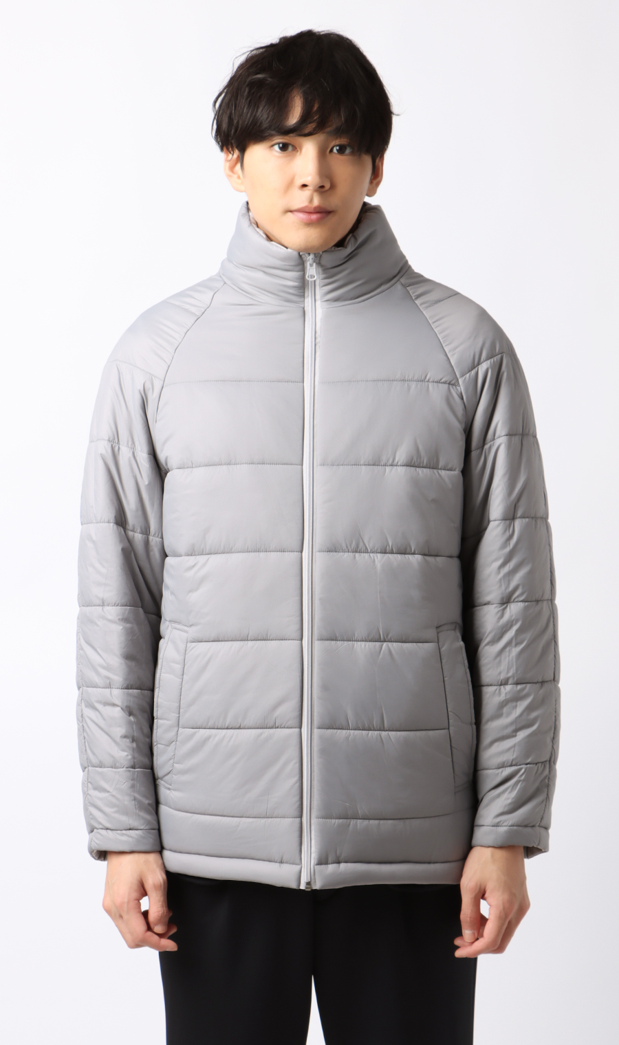 ゼロプレッシャーコート【リバーシブル】 ライトグレー SS