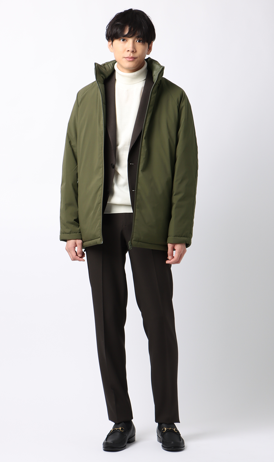ゼロプレッシャーコート【リバーシブル】 カーキ SS
