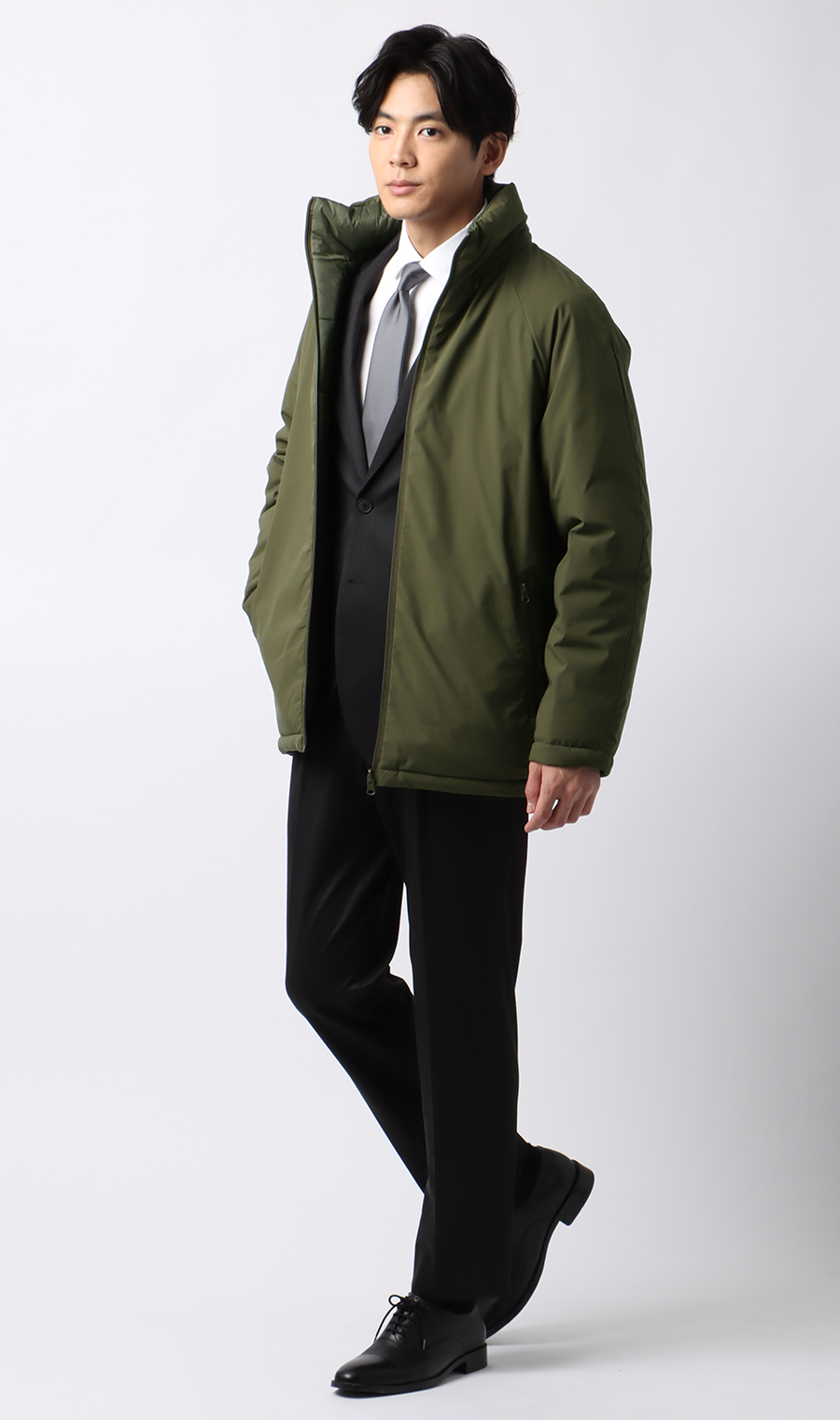 ゼロプレッシャーコート【リバーシブル】 カーキ SS