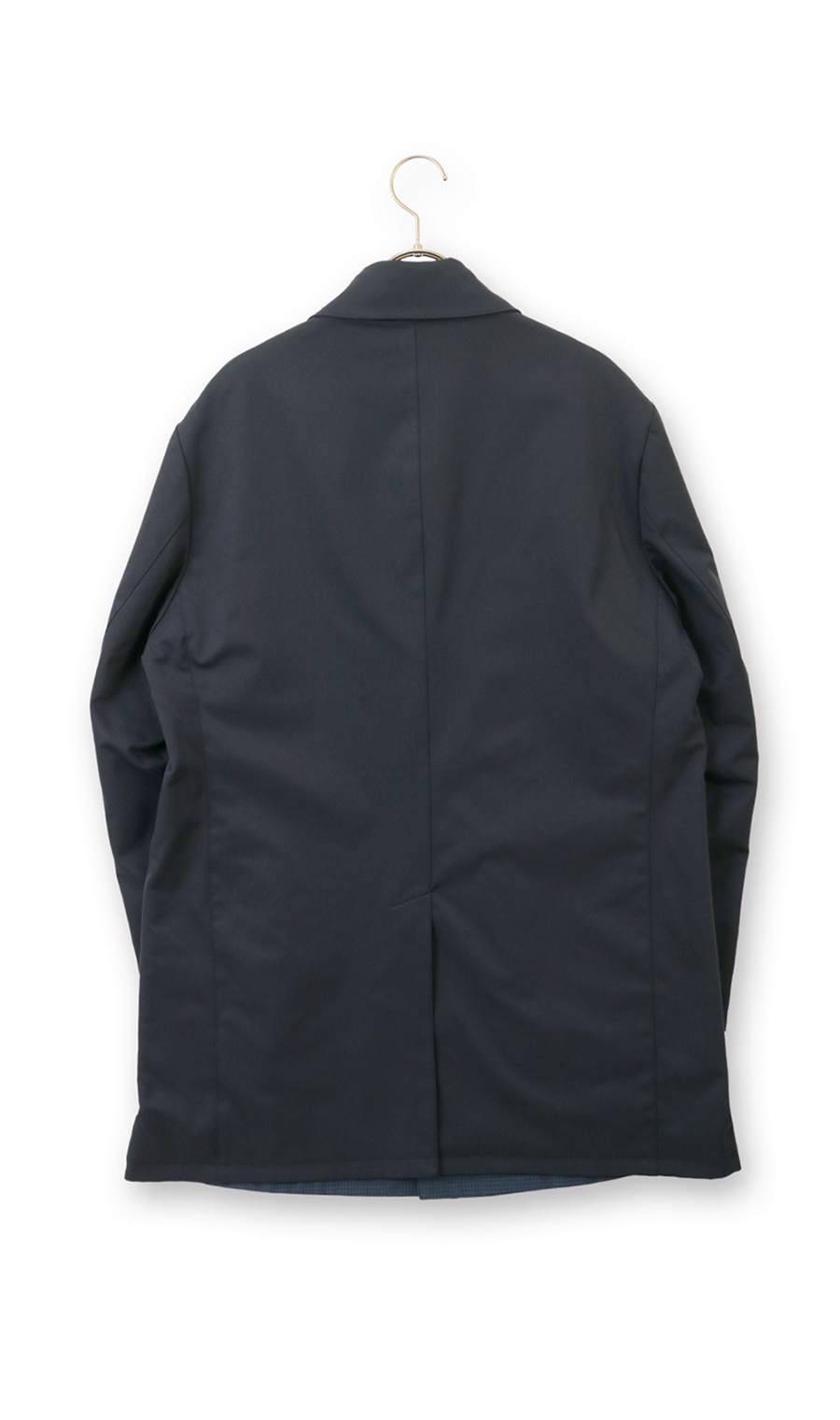 リバーシブルステンカラーコート ネイビー M