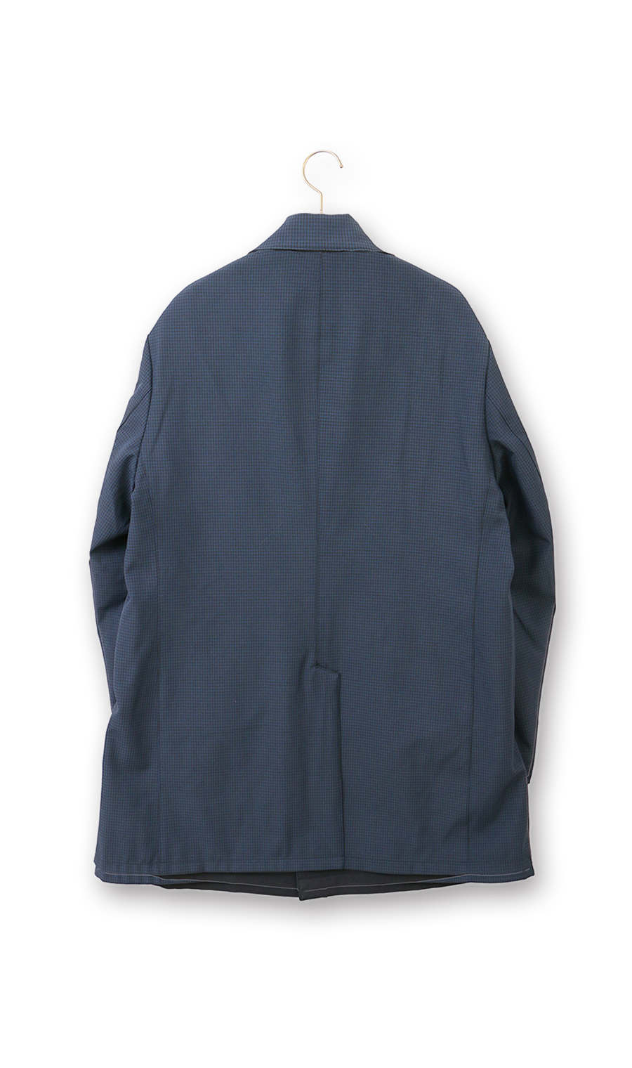 リバーシブルステンカラーコート ネイビー M