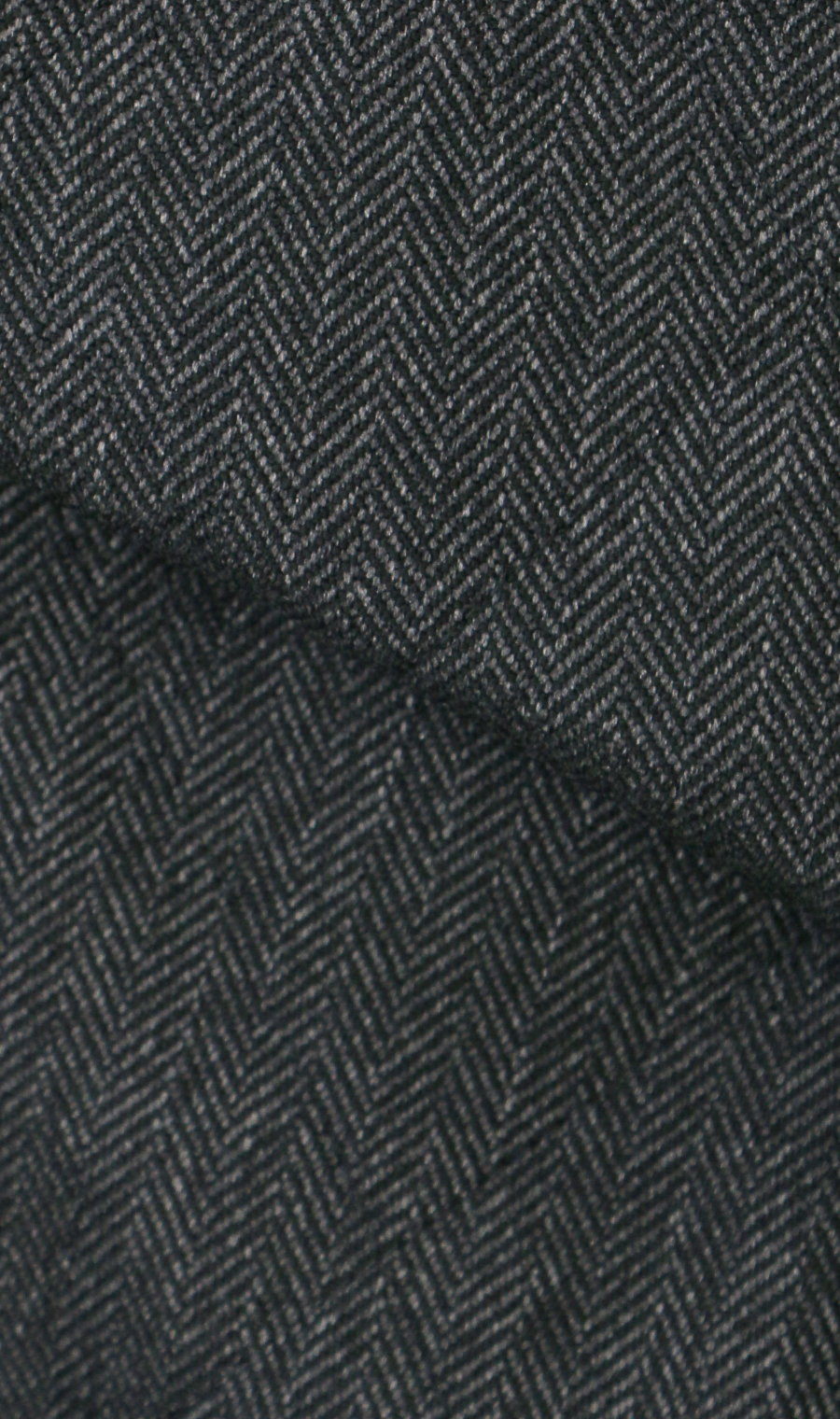 ショート丈スタンドカラーコート チャコール M