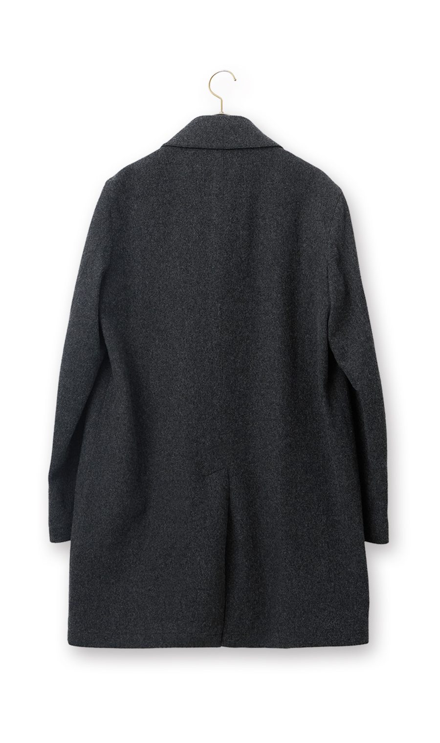 プレミアムステンカラーコート【カシミヤ混】 グレー M