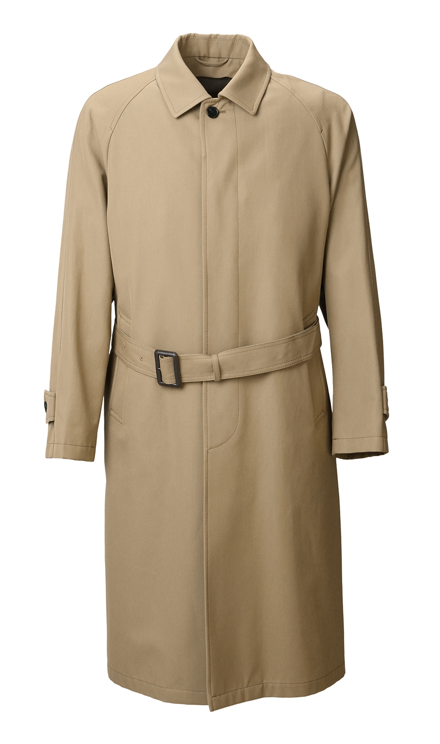 プレミアムステンカラーロングコート《DORMEUIL》 ベージュ L