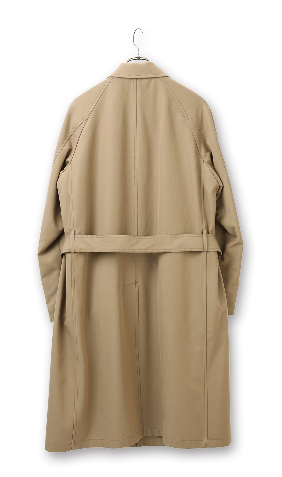 プレミアムステンカラーロングコート《DORMEUIL》 ベージュ L