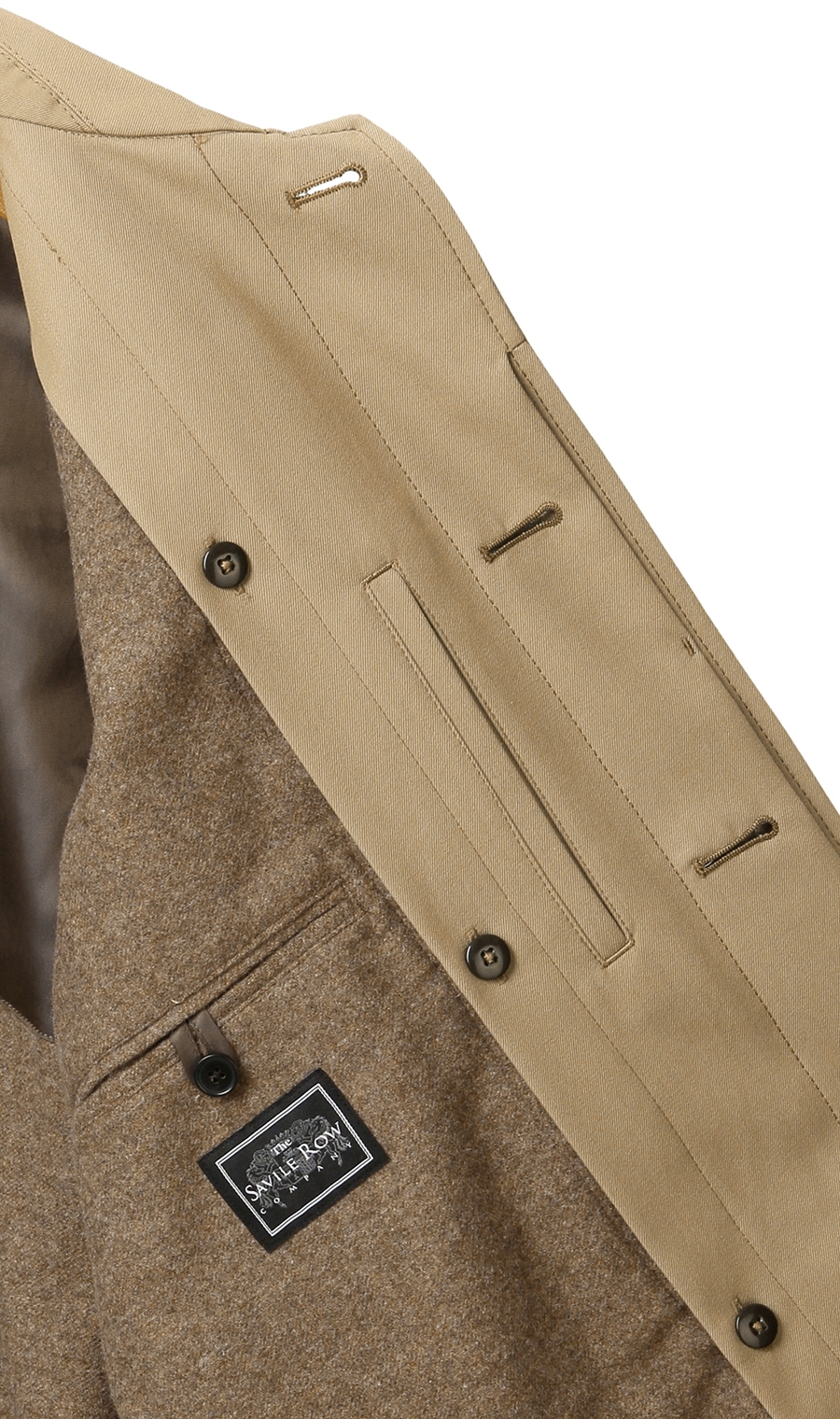 プレミアムステンカラーロングコート《DORMEUIL》 ベージュ L