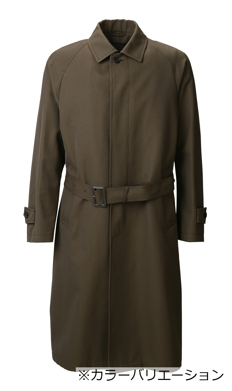 プレミアムステンカラーロングコート《DORMEUIL》 ベージュ L