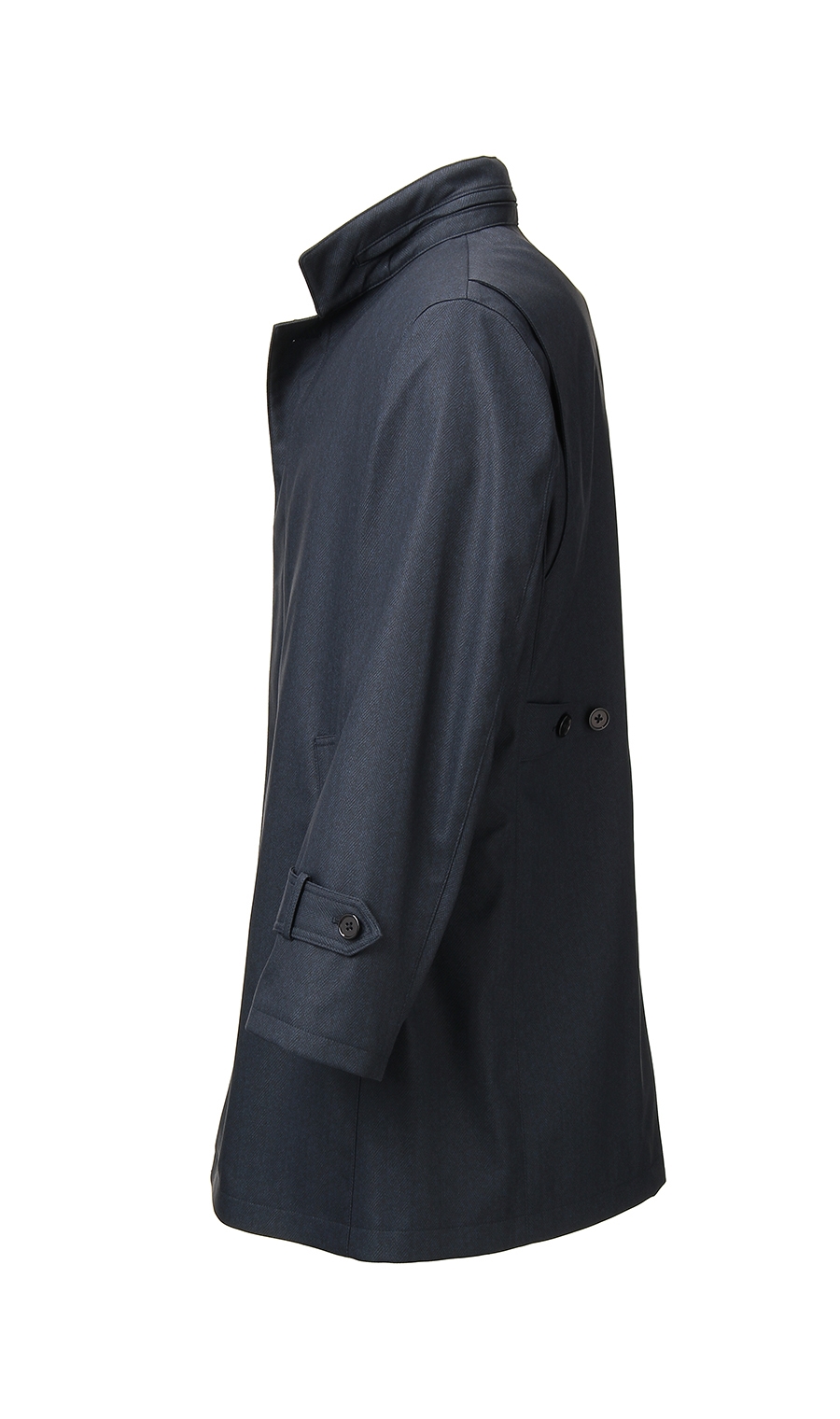 スタンドカラースタンダードコート《インフード》 ネイビー S