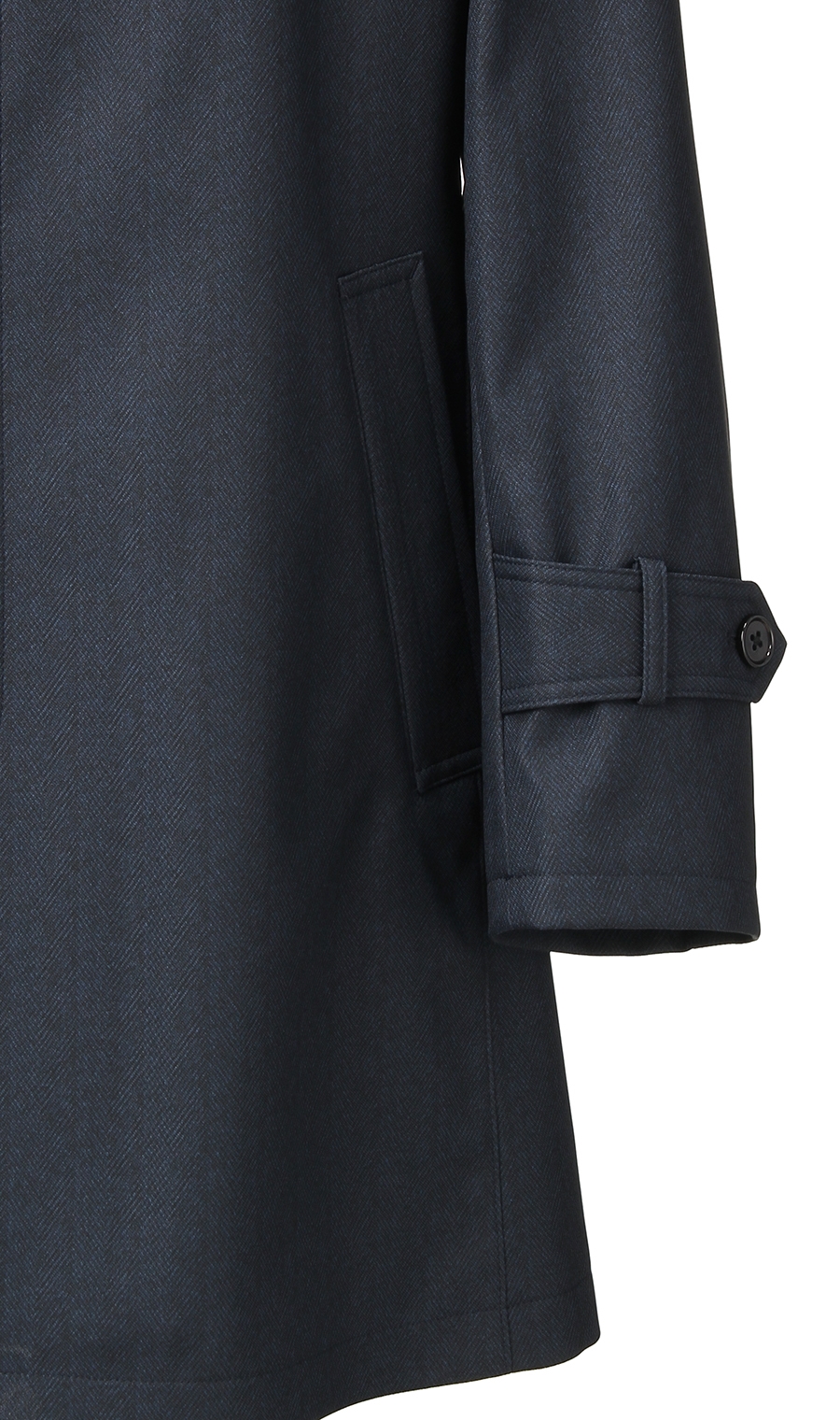 スタンドカラースタンダードコート《インフード》 ネイビー S