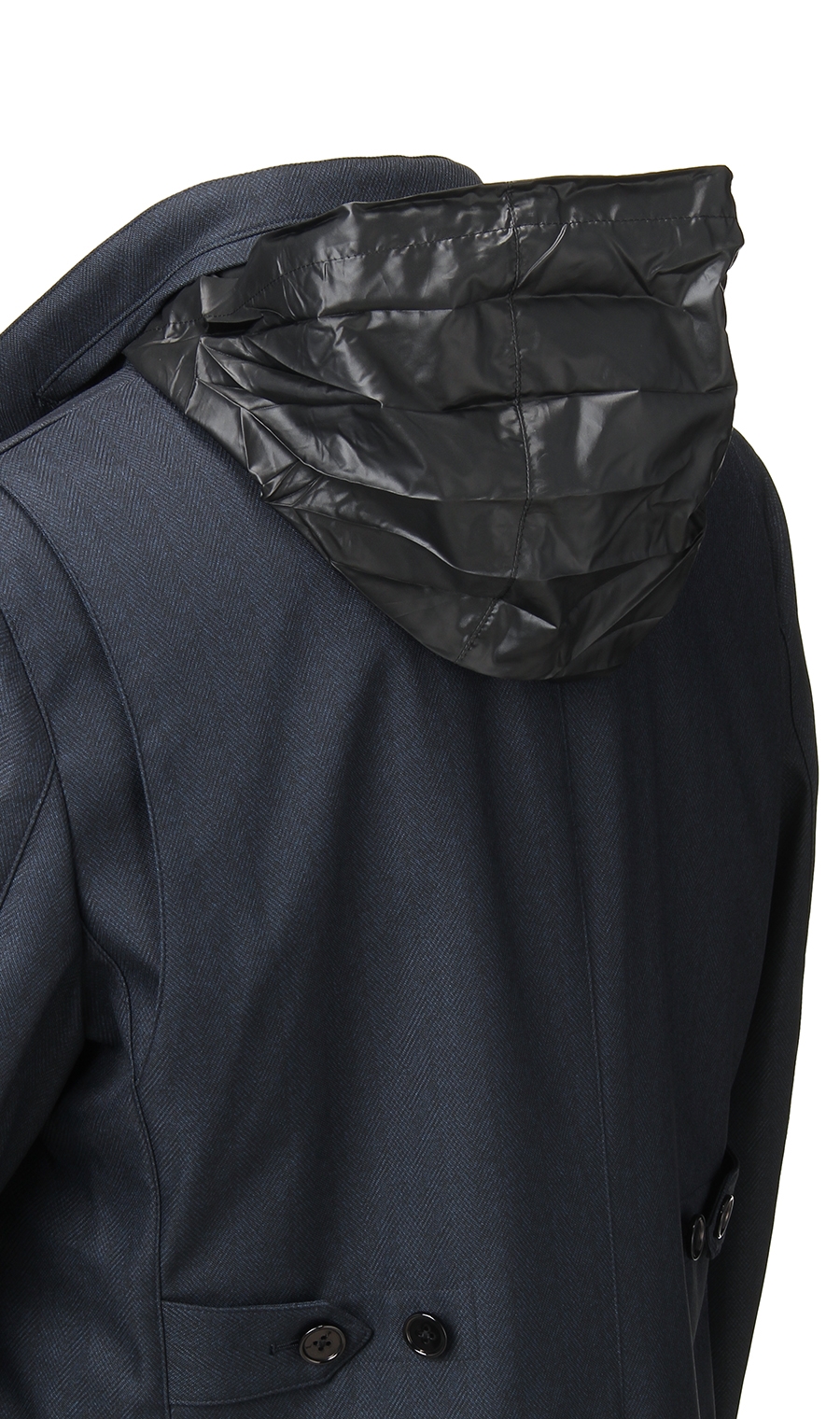 スタンドカラースタンダードコート《インフード》 ネイビー S