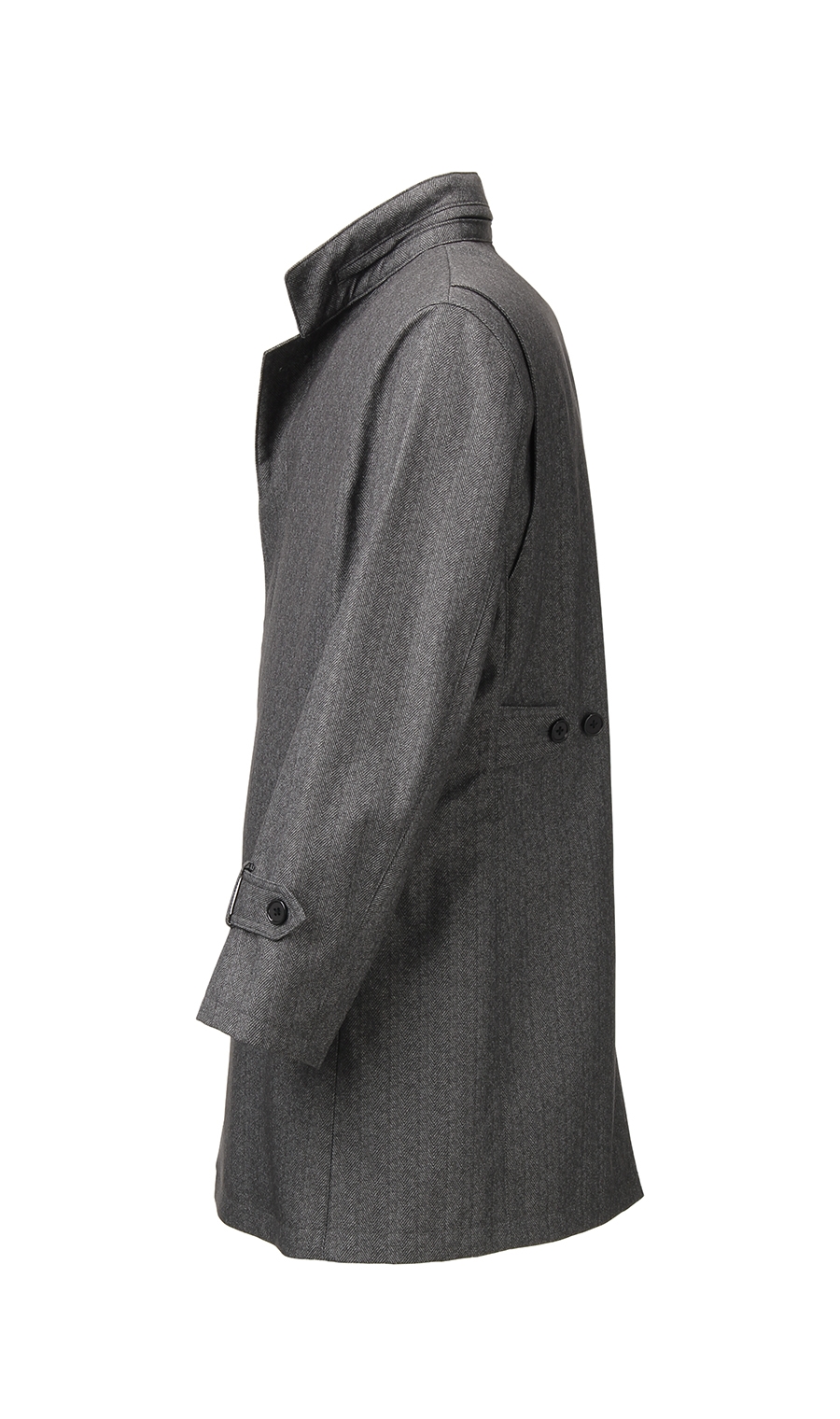 スタンドカラースタンダードコート《インフード》 グレー L
