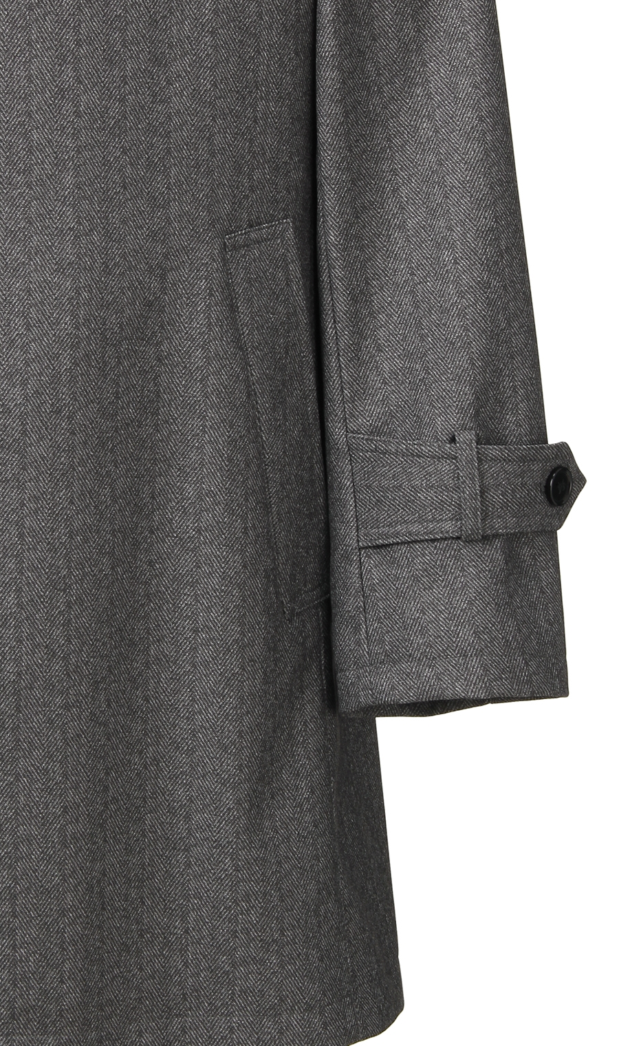スタンドカラースタンダードコート《インフード》 グレー L