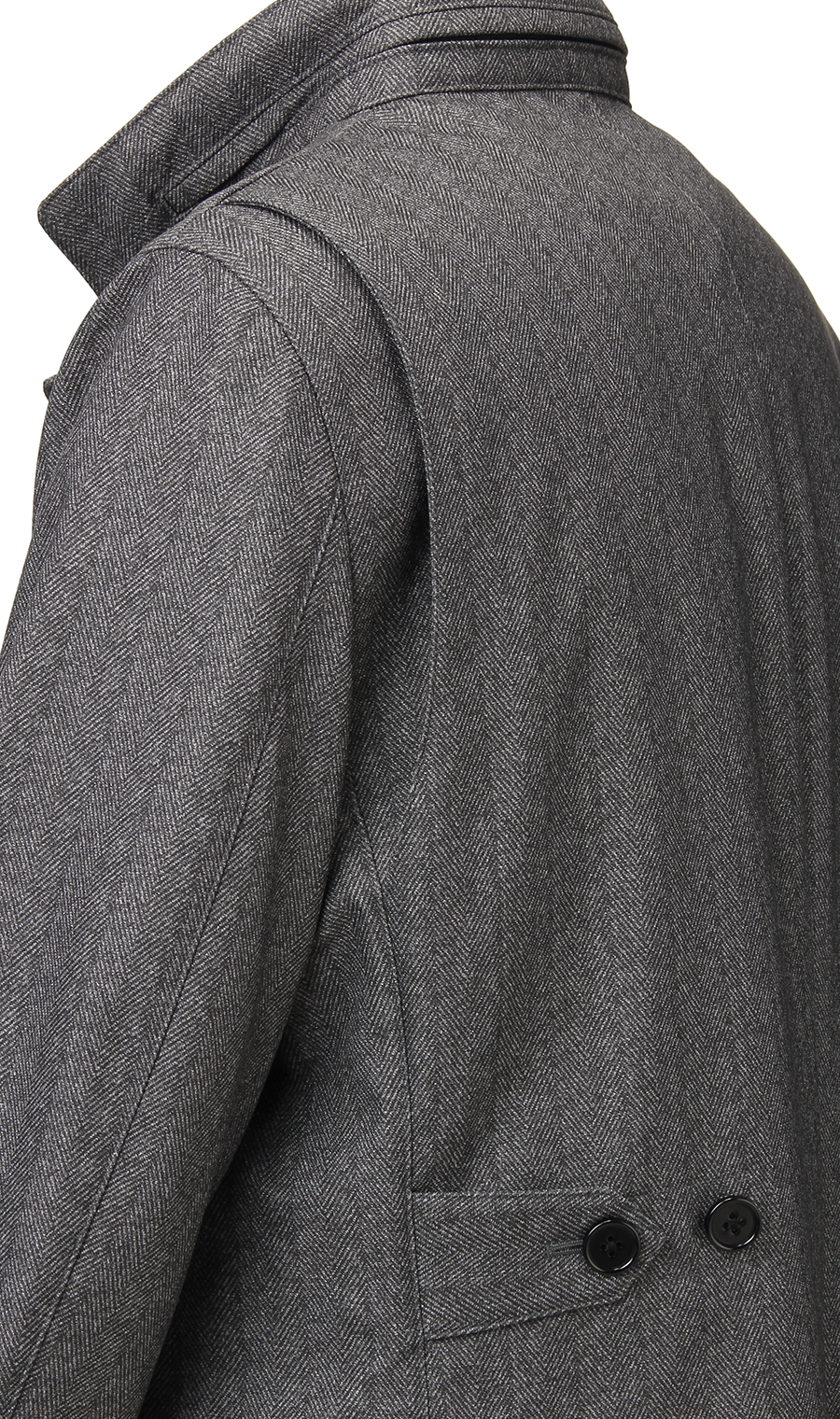 スタンドカラースタンダードコート《インフード》 グレー L