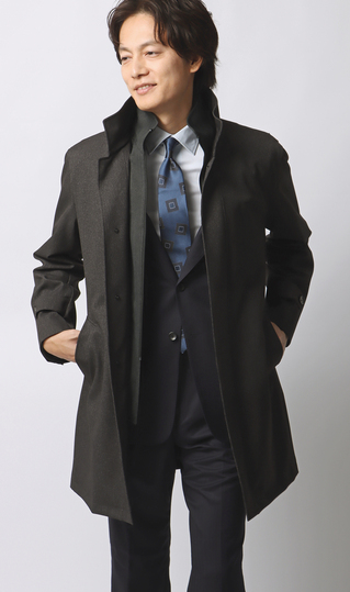 スタンドカラースタンダードコート