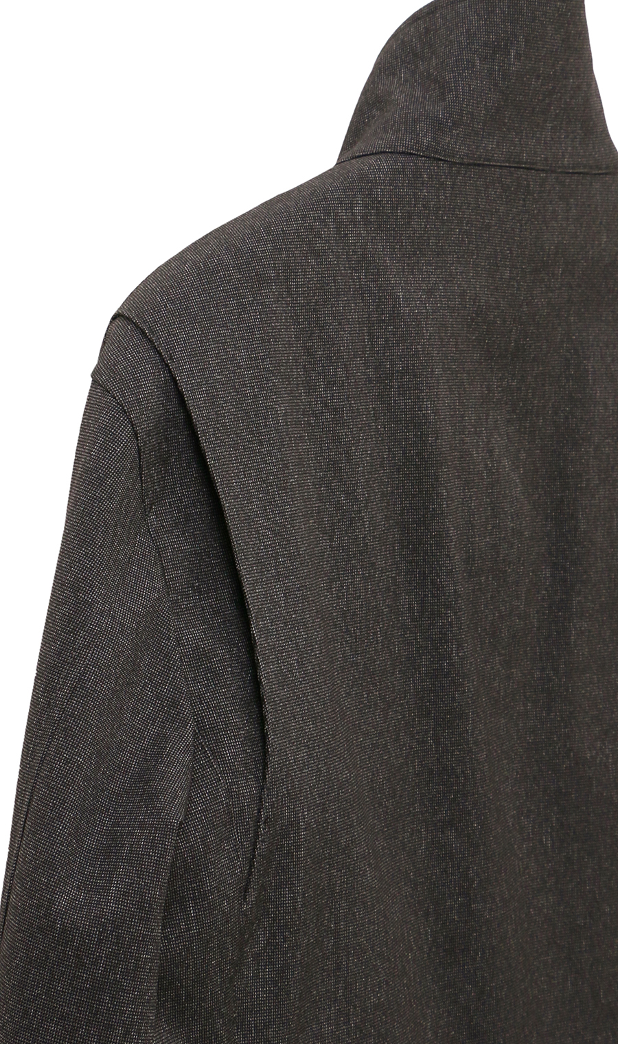 スタンドカラースタンダードコート チャコール S