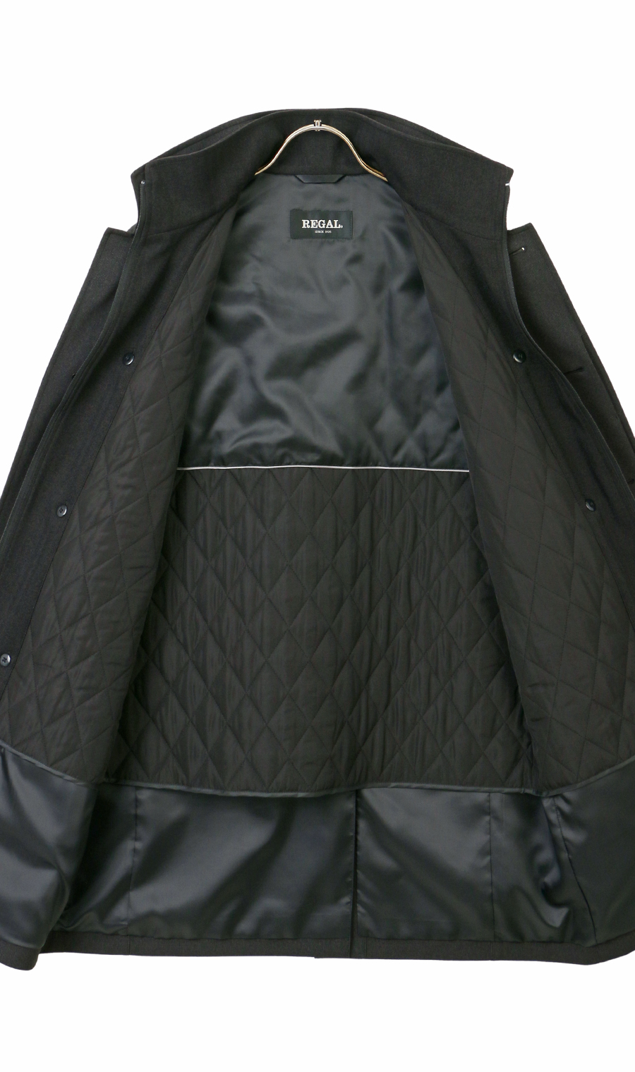 スタンドカラースタンダードコート ブラック M