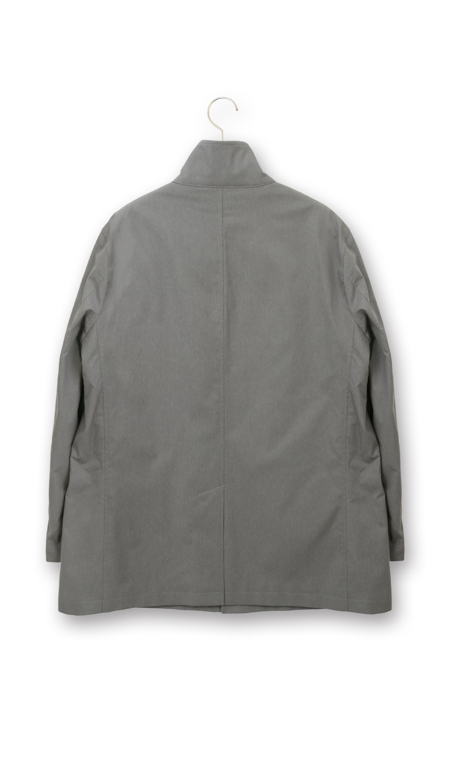 ショート丈スタンドカラーコート【キング】 グレー M