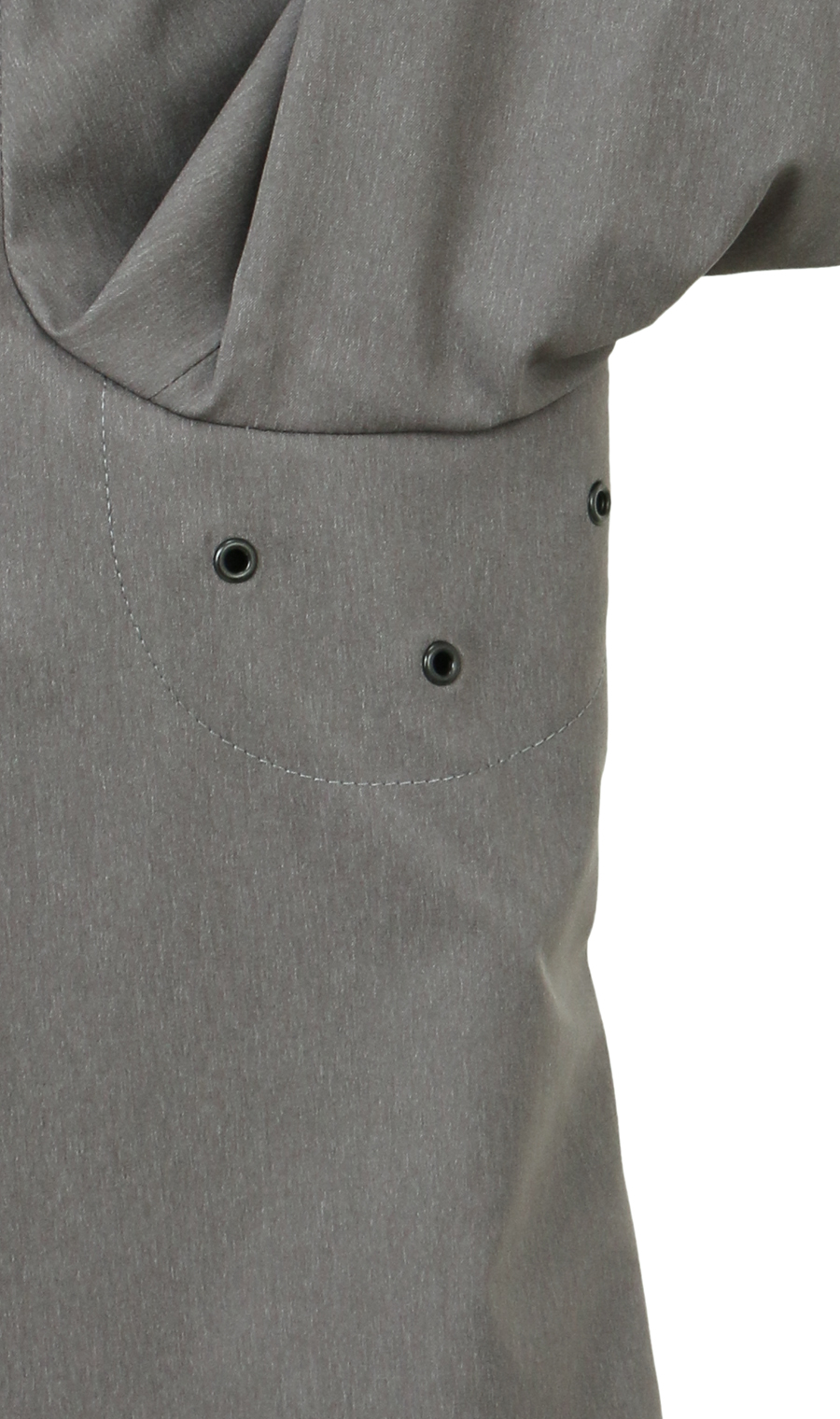 ショート丈スタンドカラーコート【キング】 グレー M