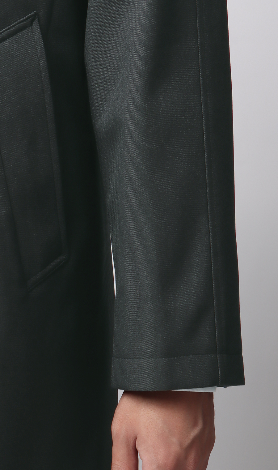 ステンカラースタンダードコート【撥水】 チャコール M