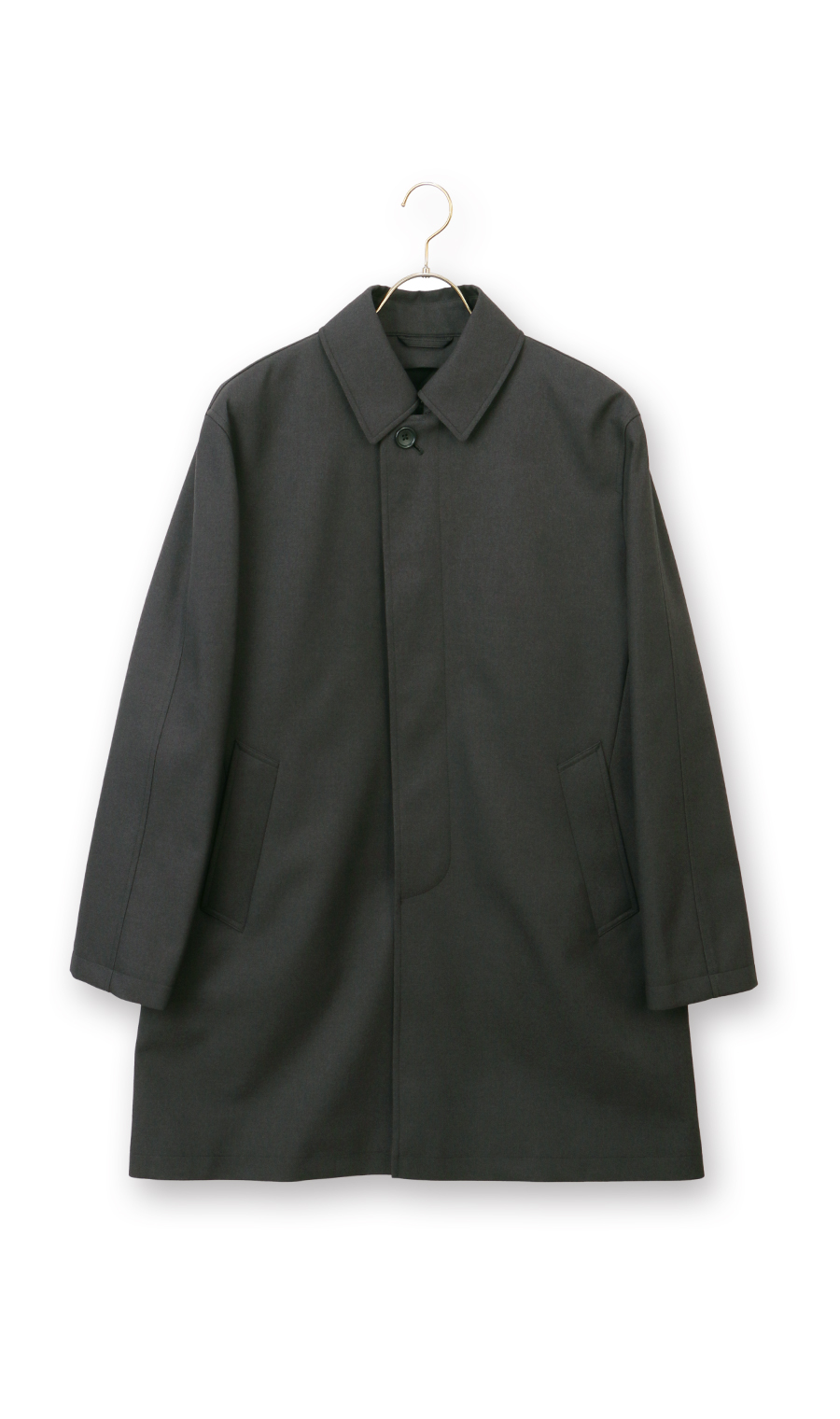 ステンカラースタンダードコート【撥水】 チャコール M