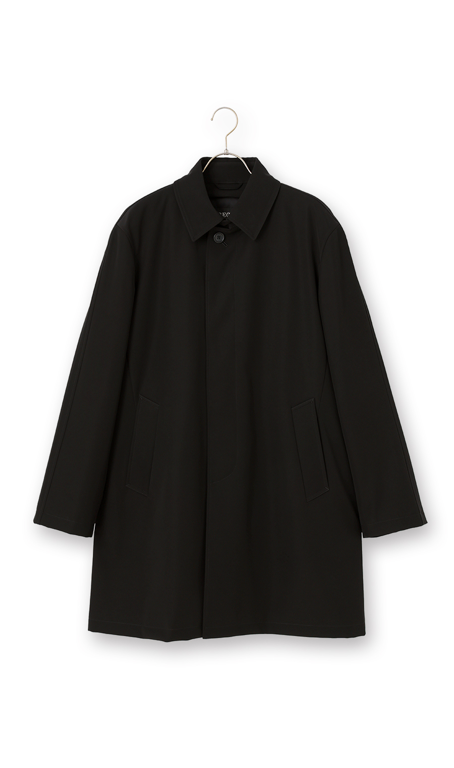 ステンカラースタンダードコート【撥水】 ブラック S